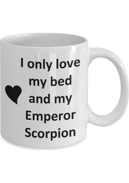 Komik Imparator Akrep Sevgilisi Kupa - Pet - Love My Emperor Scorpion Coffee C- Ingilizce Kupa