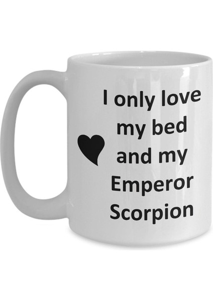 Komik Imparator Akrep Sevgilisi Kupa - Pet - Love My Emperor Scorpion Coffee C- Ingilizce Kupa