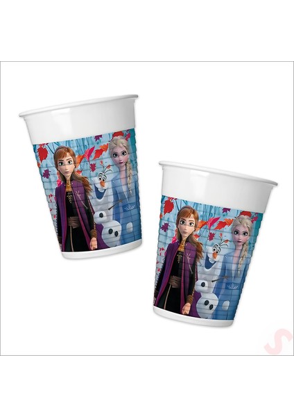 Frozen 2 Plastik Bardak - 8 Adet