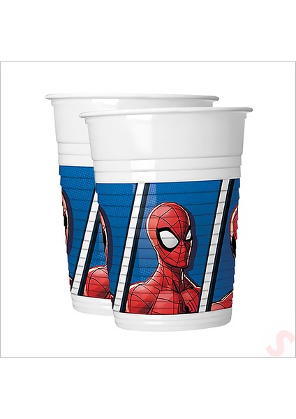 Spiderman Crime Fighter Plastik Bardak - 8 Adet modelleri