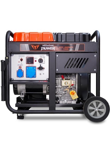 Power MPJ-11000E 9.3 Kva Marşlı Dizel Monofaze Jeneratör