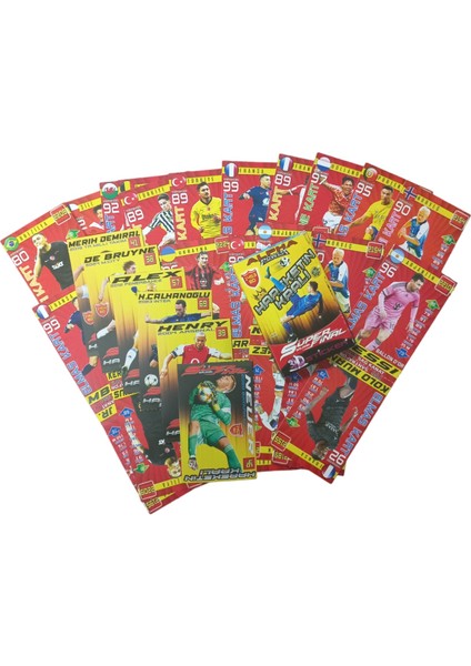 Süper Final Hareketin Kralı Sürpriz Stickerlı Kartlar 6 Mini kutu içinde Toplam 60 Kart