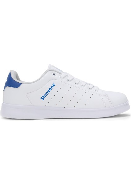 Erkek Sneakers Bağcıklı Beyaz Saks Spor Ayakkabı