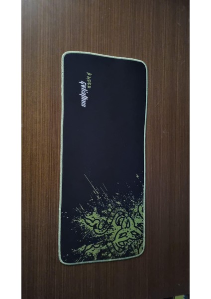 Sge Teknoloji Razer 70X30 cm Fosforlu Ipli Speed Kaymaz Taban Dikişli Oyuncu Gaming Mouse Pad