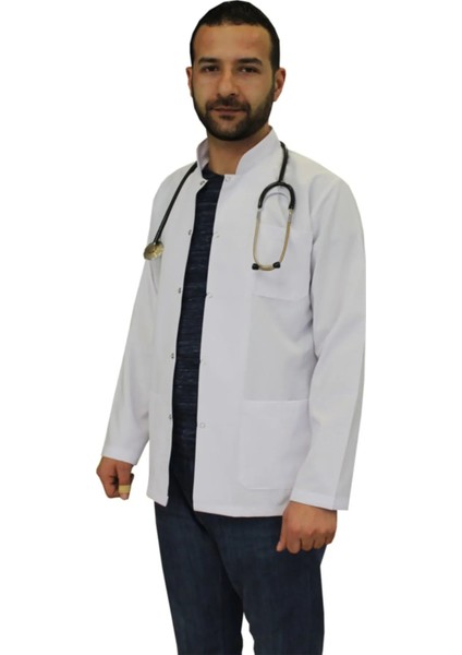 Hakim Yaka Erkek Doktor Önlüğü