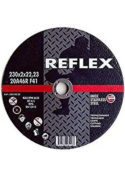 Flex Taşı Inox Kesici 115X1,0X22,2 mm A46 T Fleks Taşı 2 Adet