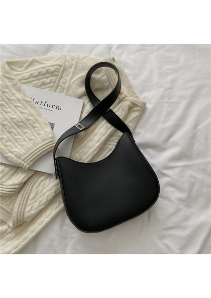 Kadınlar Için Dokulu Çantalar 2024 Sonbahar Yeni Moda Moda Tek Omuz Koltuk Altı Çantası Tek Omuz Crossbody Dokulu Kova Çantası (Yurt Dışından)