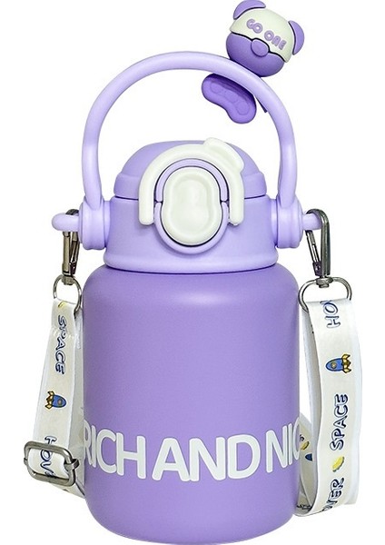 Yüksek Görünümlü Pipetli Çocuk Termal Su Bardağı (Yurt Dışından)