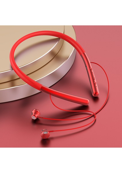 Spor Bluetooth Kulaklık, Boyuna Monte Kablosuz Manyetik Kulak Içi Evrensel Ultra Uzun Pil Ömrü Manyetik Su Geçirmez Kulaklık (Yurt Dışından)