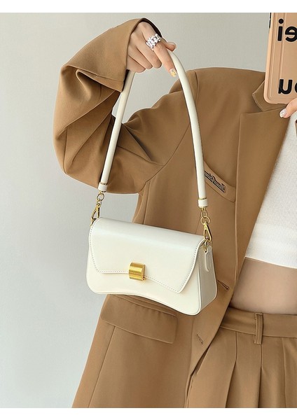 Kadınlar Için Moda Retro Üst Düzey Crossbody Küçük Kare Çanta 2024 Yaz Yeni Stil Tek Omuz Çapraz Vücut Baget Çanta Koltuk Altı Çantası (Yurt Dışından) fırsatları