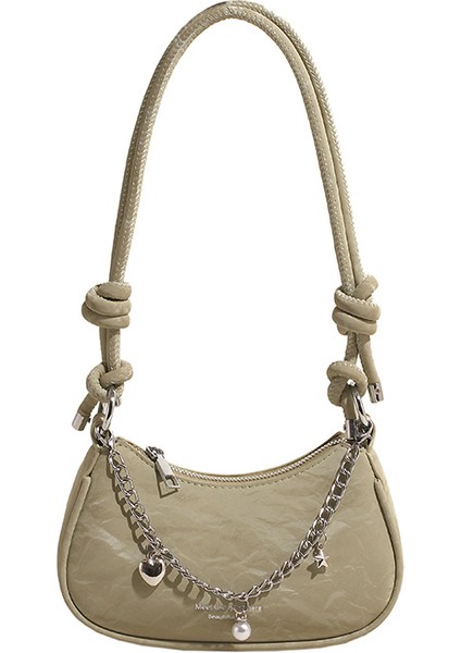 Bu Yılın Küçük Çantası Kadın Ins Çok Yönlü 2024 Yeni Moda Moda Niş Üst Düzey Askılı Çanta Ilkbahar ve Yaz Koltuk Altı Çantası (Yurt Dışından)