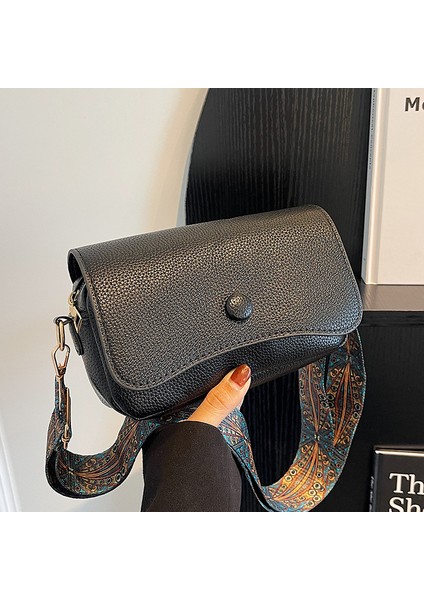 Kadınlar Için Niş Üst Düzey Retro Tek Omuz Crossbody Çanta Yaz 2023 Yeni Çok Yönlü Ins Moda Rahat Koltuk Altı Çantası (Yurt Dışından)