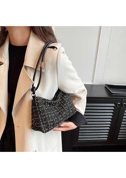 Batı Tarzı Omuz Çantası, Dış Ticaret Kadın Çantası, Niş Tasarım, Yün Çanta, Kadın Çantası, Şık ve Çok Yönlü Koltuk Altı Çantası (Yurt Dışından) fiyatları