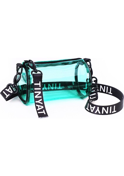 Şeffaf Çanta Omuz Yeni Stil Moda Su Geçirmez Pvc Jöle Çanta Özelleştirilmiş Kadın Crossbody Çanta Mini Silindirik Cep Telefonu Çantası (Yurt Dışından)