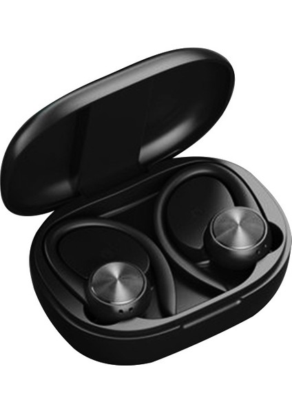 Yeni Gürültü Azaltma Kulak Içi Gerçek Kablosuz 5.0 Bluetooth Kulaklık Ağrısız Kulak Üstü Dijital Ekran Spor Ter Geçirmez Kulaklıklar (Yurt Dışından)