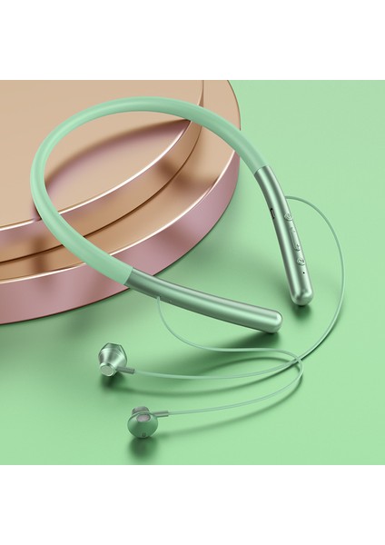 Spor Bluetooth Kulaklık, Boyuna Monte Kablosuz Manyetik Kulak Içi Evrensel Ultra Uzun Pil Ömrü Manyetik Su Geçirmez Kulaklık (Yurt Dışından)