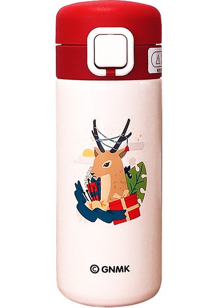 Noel Sevimli Zıplayan Kapaklı Su Bardağı (Yurt Dışından)