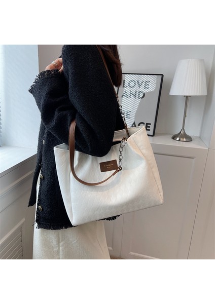 Yeni Bahar Üst Düzey Niş Büyük Kapasiteli Çanta Kadın Çantası 2024 Sınıfı Banliyö Çantası Çok Yönlü Omuz Çantası (Yurt Dışından)