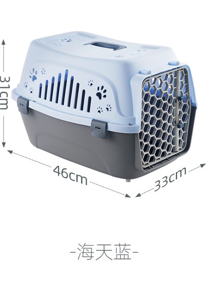 Taşınabilir Pet Taşınabilir Uçuş Kutusu Kedi Kafesi Köpek Kulübesi Kedi Gezi Malzemeleri (Yurt Dışından)