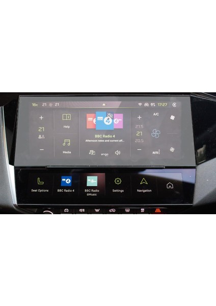 Peugeot 408 10 Inç Mat Ekran Koruyucu Multimedya Şeffaf fiyatları