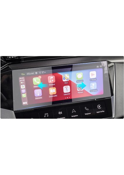 Peugeot 408 10 Inç Mat Ekran Koruyucu Multimedya Şeffaf modelleri