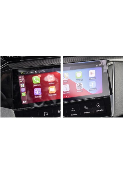 Peugeot 408 10 Inç Mat Ekran Koruyucu Multimedya Şeffaf fırsatları