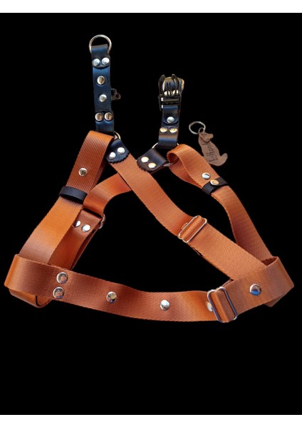 Köpek göğüs tasması kolon hakiki deri kalınlık:2,5mm genişlik:3cm göğüs ölçüsü:60-100cm ayarlamalı dog harness GT5-25