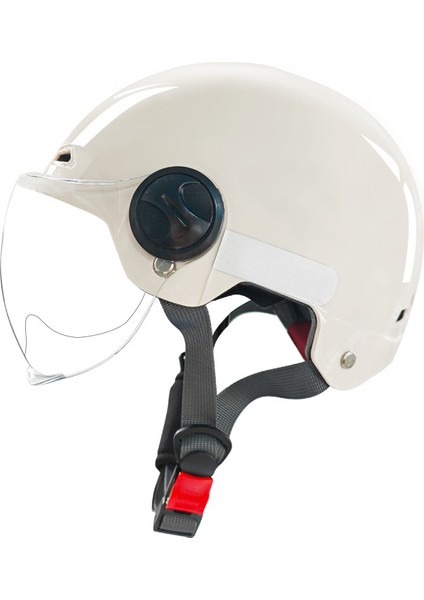 Yeni Ulusal Standart 3c Sertifikalı Elektrikli Araç Kaskı Motosiklet Kaskı Unisex Boyalı Akülü Araç Kaskı Yarım Kask (Yurt Dışından)