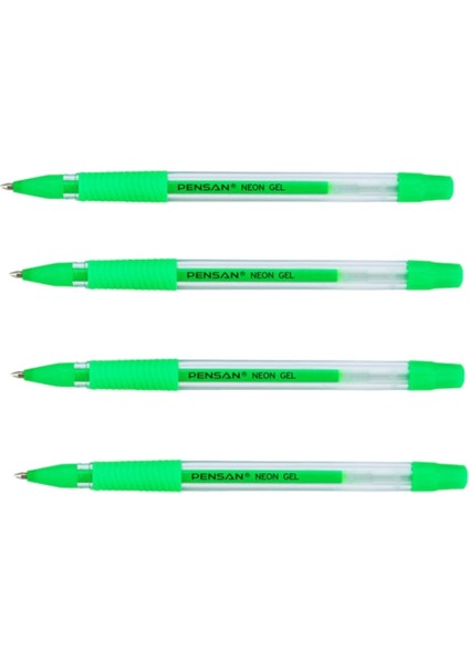 Neon Jel Kalem Yeşil 1 mm 4 Adet