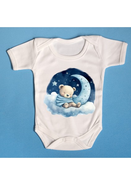Organik Bebek Zıbını Ayıcıklı Tasarım 016