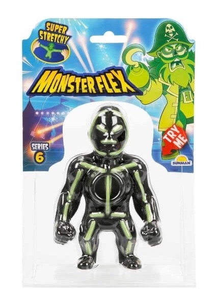 Monster Flex Stretch Figür S6 15 cm - Neon Man