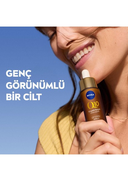 Q10 Karşıtı Çift Etkili Cilt Serumu 30ml, Saf Q10, Şekerr Sebepli Önleyici