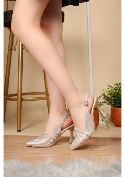 3 Biyeli Dokulu Stiletto Ten