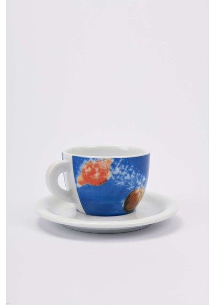 Edex In Our Hands Porselen Cappuccino Fincan ve Tabak Takımı - 190 ml