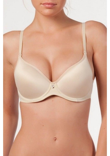 Desteksiz Mikro Balenli Sütyen Ten | 9045