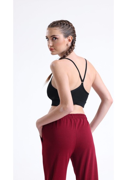 Fitilli Ince Askılı Şekillendirici Spor Sütyeni, Sporcu Bustiyer| B.k.m fırsatları