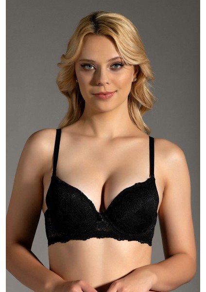 NEWBRA LINGERIE Dantel Tasarım Basic Boş Kap Sütyen 1781