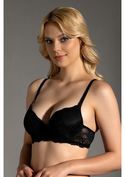 NEWBRA LINGERIE Dantel Tasarım Basic Boş Kap Sütyen 1781