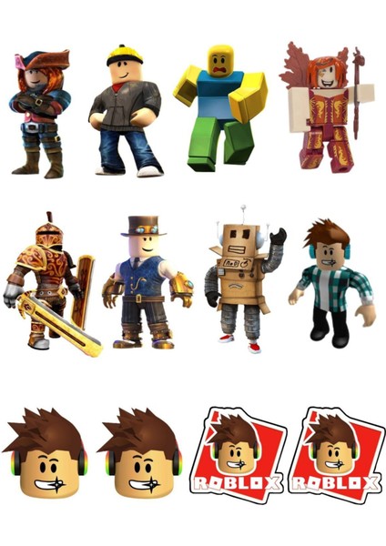 Roblox Defter Suluk Laptop Notebook Tablet Telefon Kılıf Sticker Seti