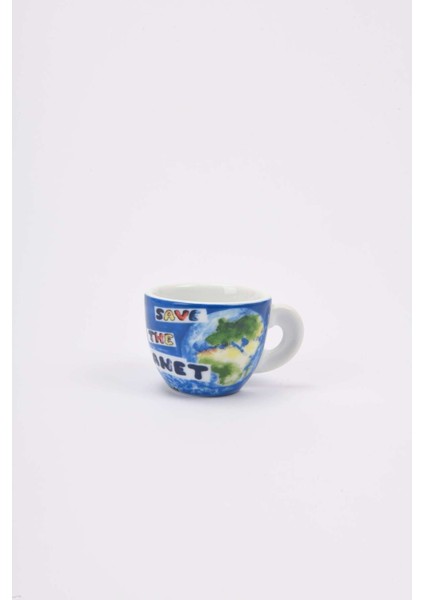 Edex In Our Hands Porselen Espresso Fincan ve Tabak Takımı - 60 ml