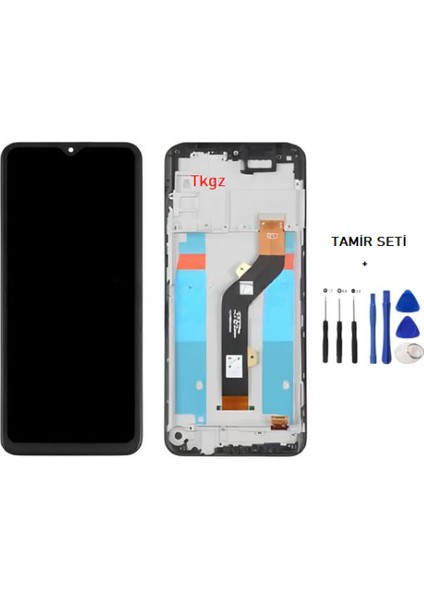 Infinix Hot 9 Play LCD Ekran Dokunmatik Orijinal Kalite Çıtalı + Tamir Seti