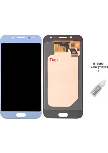 Samsung Galaxy J5 Pro - SM-J530F LCD Ekran Dokunmatik Orijinal Kalite Mavi + B-7000