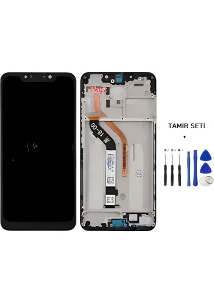 Xiaomi Poco F1 LCD Ekran Dokunmatik Orijinal Kalite Çıtalı + Tamir Seti