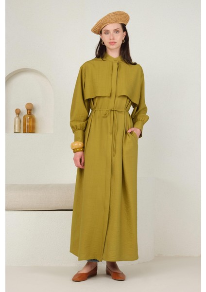 Rüzgarlıklı Elbise Olive