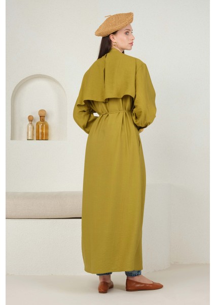 Rüzgarlıklı Elbise Olive