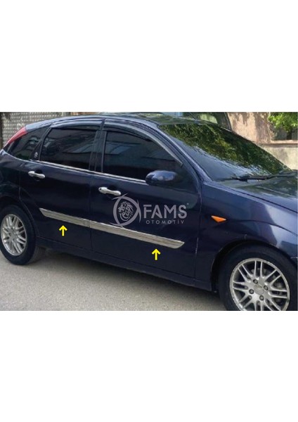 Ford Focus 1 Krom Yan Kapı Çıtası 4 Kapı 1998-2005 Paslanmaz Çelik