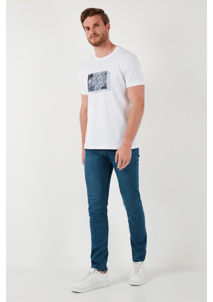 Yüksek Bel Slim Fit Jeans Erkek Kot Pantolon 6440305 fiyatları