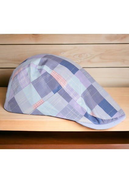 %100 Keten Kumaş Yazlık Spor Model London Erkek Kasket