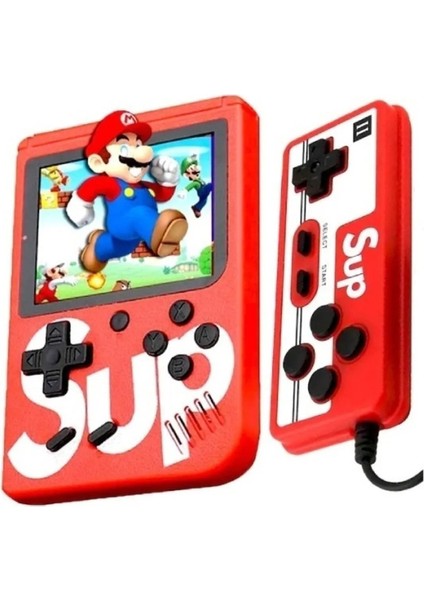 Qasul Gameboy Oyun Konsolu 2 Oyunculu Mini Atari Retro 400 Oyun 3 Inç 400 Nostalji Oyunlu