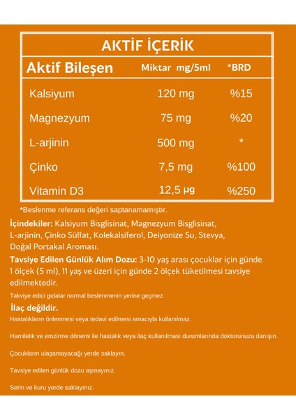 Boss x Kids 250 ml Şurup / Kalsiyum, Magnezyum, L-Arjinin, Çinko, Vitamin D3 fırsatları